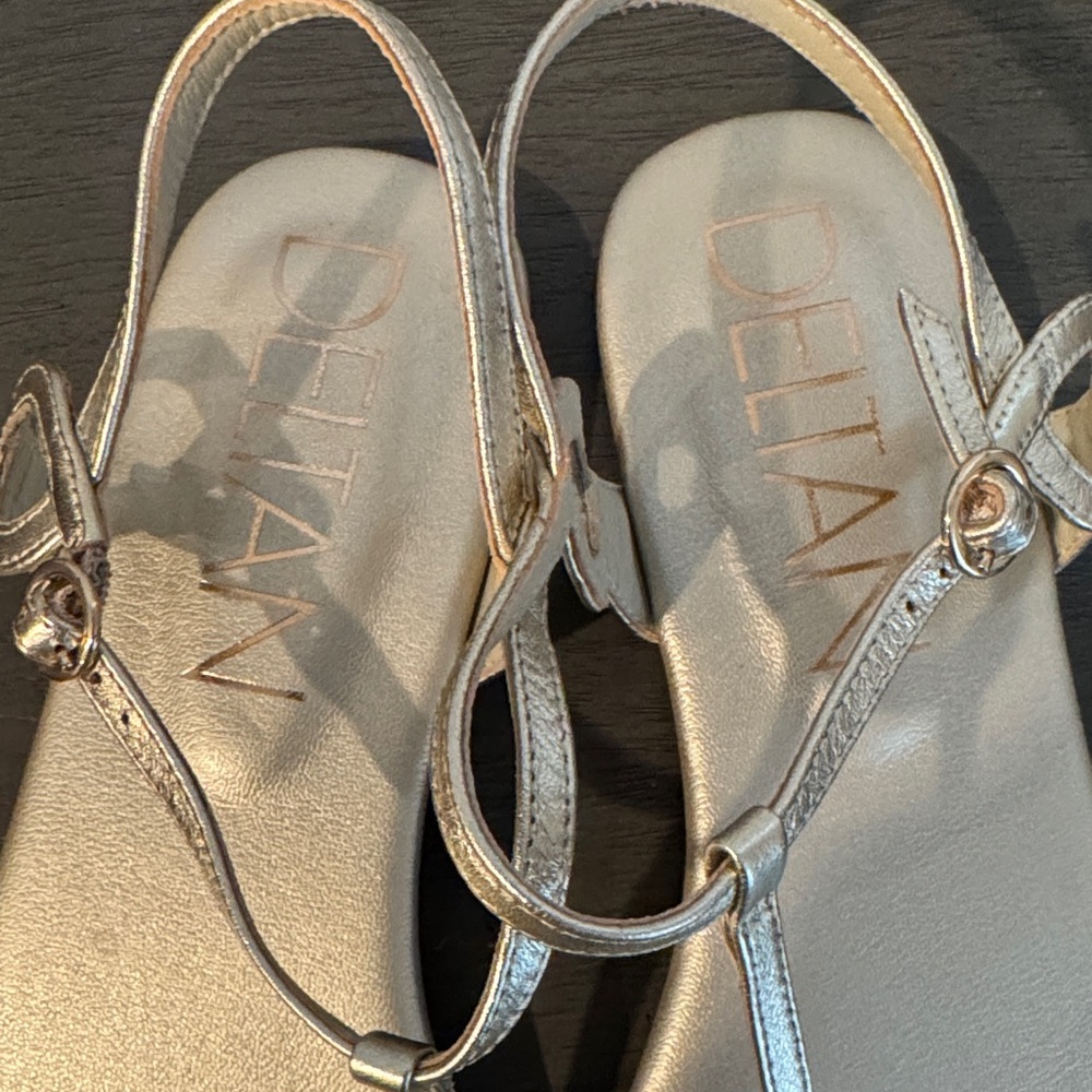 Delta Metallic Sandals